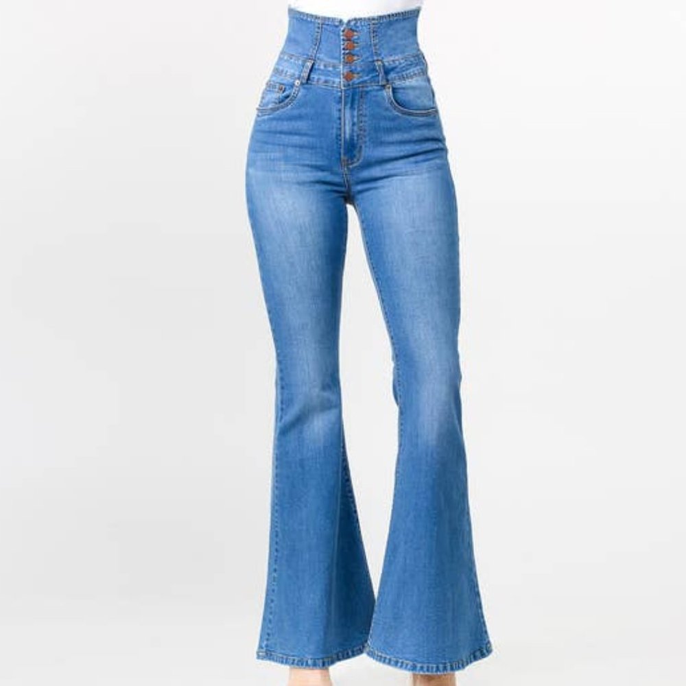 High Waist Bells with Tie Back